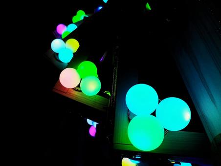 クリスマスの電飾　３ クリスマス,電飾,ライトの写真素材