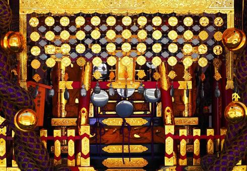 Photo, portable shrine, mikoshi, summer festival, 