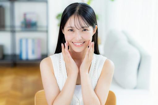 若い女性の美容イメージ 若い女性の美容イメージ 美容,ビューティー,女性の写真素材