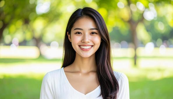 清潔感のある女性 清潔感のある女性の写真