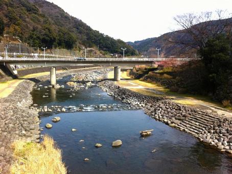 早春の箱根湯本の早川の景色1 早春の箱根湯本の早川の景色1 箱根,湯本,早川の写真素材