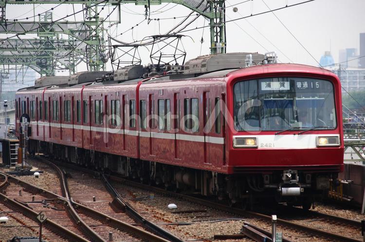京浜急行、2000形車両 鉄道,交通,電車の写真素材