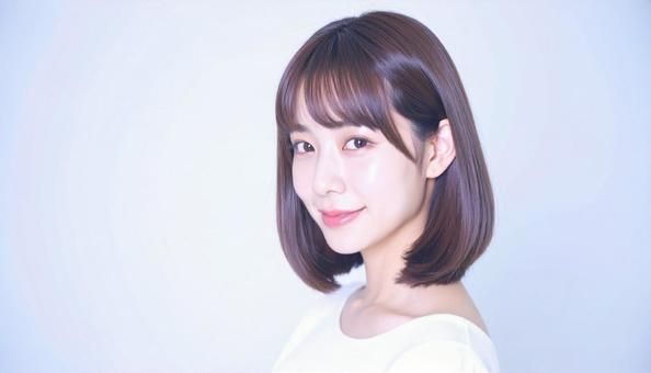 ヘアスタイルモデルの写真
