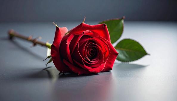 一輪の薔薇の花 一輪の薔薇の花の写真