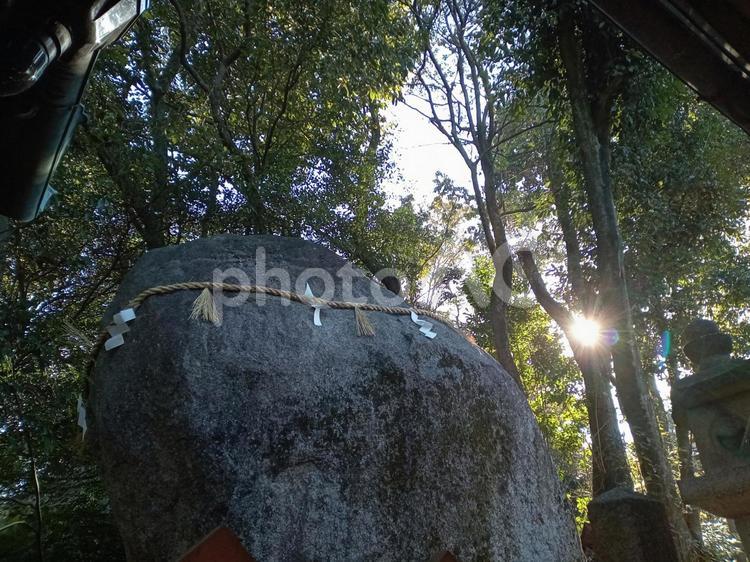 星田妙見宮　織女石 大阪府,交野市,星田妙見宮の写真素材