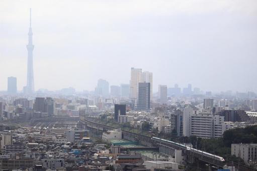 東京暮らしの全景 東京暮らしの全景 都市風景,都市,景色の写真素材