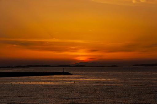 宇津江から望む5（田原市）の写真