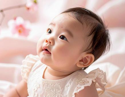 かわいい女の子の赤ちゃん かわいい女の子の赤ちゃんの写真