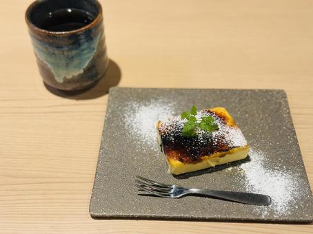 クリームブリュレ デザート,イタリアン,フレンチの写真素材