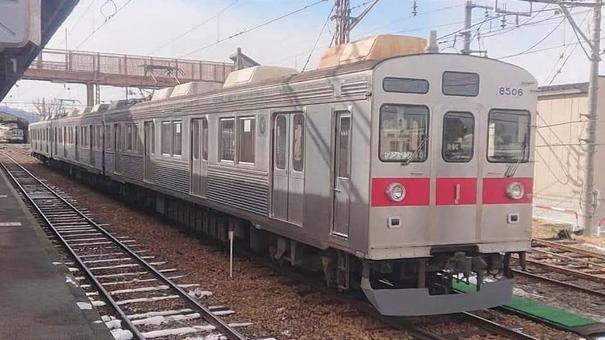 長野電鉄8500系 長野電鉄8500系 私鉄,地方私鉄,交通の写真素材