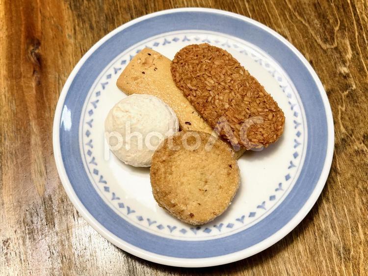 4種のクッキー 03 クッキー,cookie,焼き菓子の写真素材
