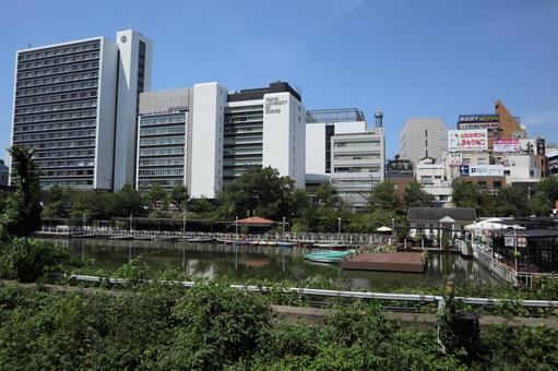 飯田橋　街並み 飯田橋,千代田区,街並みの写真素材