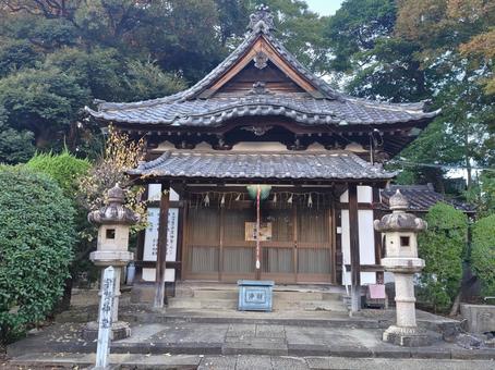 千葉県-法華経寺-宇賀神堂の写真