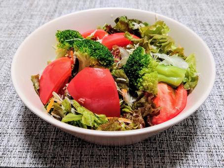 野菜サラダ 野菜サラダ サラダ,トマト,ブロッコリーの写真素材