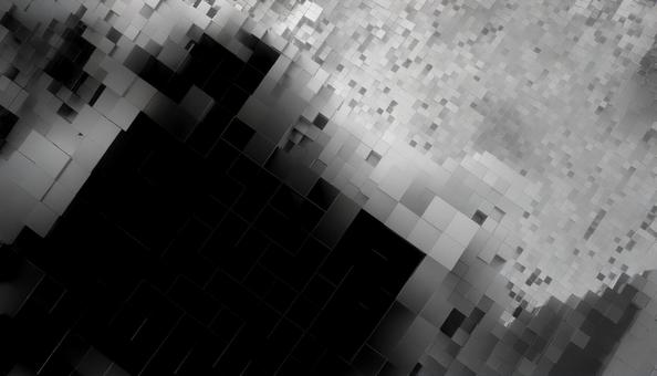 白と黒のキューブの集合体 背景 白と黒のキューブの集合体 背景の写真