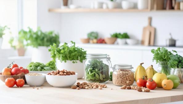 キッチンの観葉植物 キッチンの観葉植物の写真