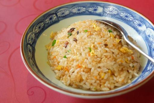 町中華の半炒飯 半炒飯,ミニ炒飯,チャーハンの写真素材