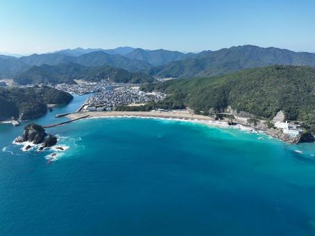 徳島県美波町　大浜海岸 大浜海岸,海岸,海の写真素材