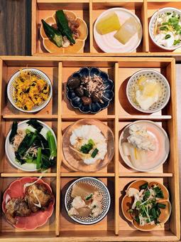 おばんざい1 おばんざい1 小鉢,ランチ,食事の写真素材