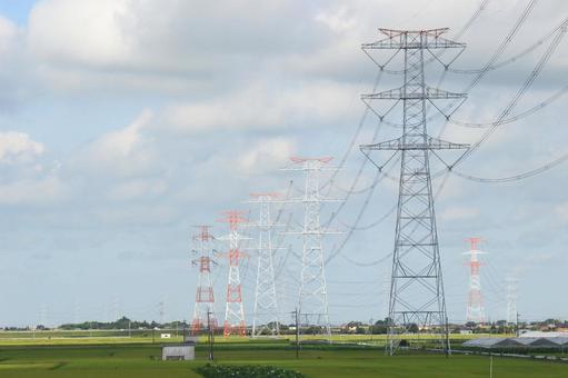 Photo, send wires, energy, supply, 