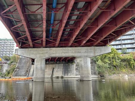 橋脚２ 川,橋,橋脚の写真素材