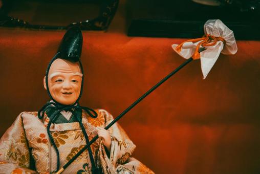 古い日本人形 古い日本人形 日本人形,アンティーク,古いの写真素材