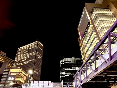夜の街並 夜の街並 都市,都市の街並,都会の写真素材