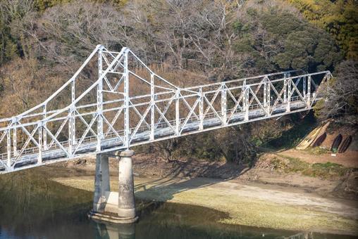 Photo, okayama, asahikawa, bridge, 