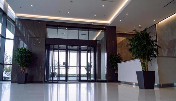 オフィスビル(受付・エントランスホール)の写真