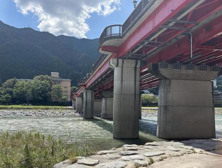 橋 橋 町並み,古い町並み,風景の写真素材