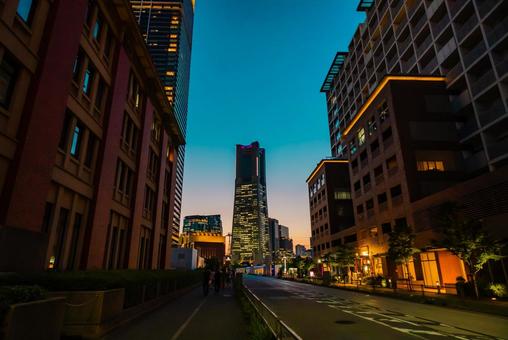 【神奈川】横浜の夜景街並み 2025 【神奈川】横浜の夜景街並み 2025の写真
