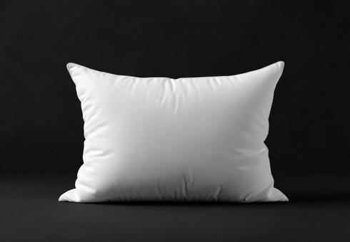 孤立した白い枕 孤立した白い枕の写真