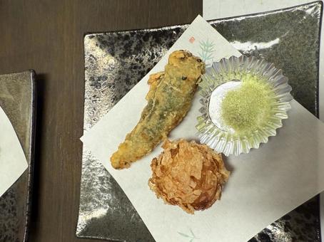 天ぷら料理 天ぷら料理 天ぷら,揚げ物,食事の写真素材