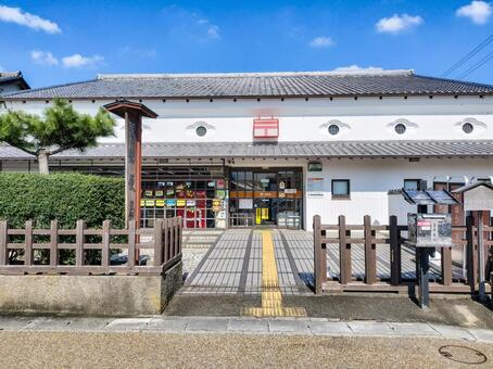 旧東海道「関宿」の関郵便局 関郵便局,関宿,旧東海道の写真素材