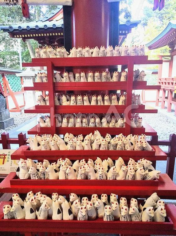 稲荷神社の風景写真 稲荷神社,初詣,お参りの写真素材