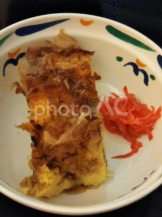 お好み焼き風玉子焼き 食べ物,野菜,食事の写真素材