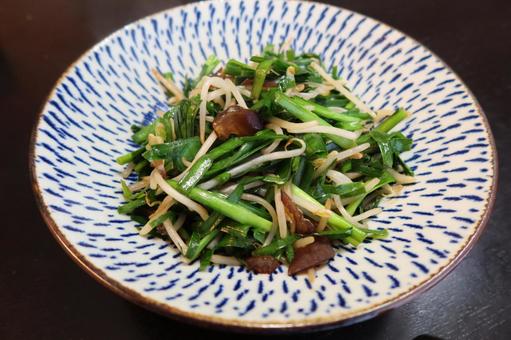 Stir-fried chives, JPG Stir-fried chives, JPG