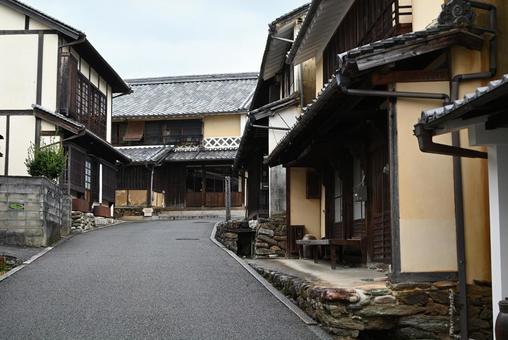 愛媛　内子の街並みの写真