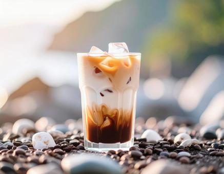 アイスコーヒーのイメージ アイスコーヒーのイメージの写真