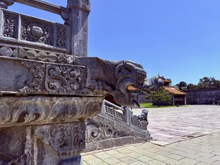 中国のガーゴイル 中国のガーゴイル 北陵公園,中国,海外の写真素材