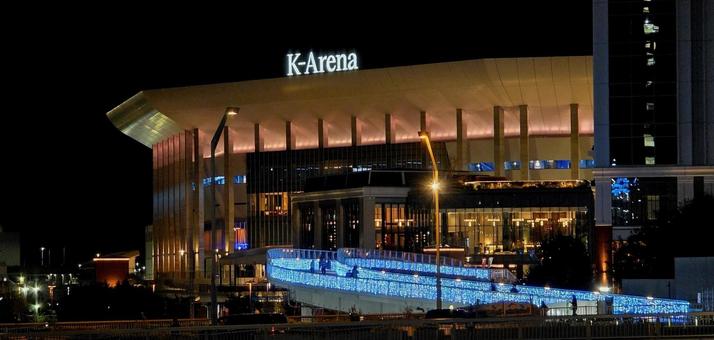 建物　横浜　Kアリーナ 建物,神奈川県,横浜の写真素材