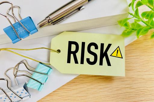 リスクを記載する リスク,risk,危険の写真素材