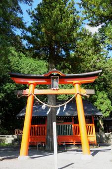 鎮神社 奈良井宿 鎮神社 奈良井宿 鎮神社,神社,鳥居の写真素材