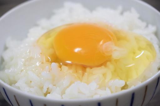 卵かけご飯 卵かけご飯,白米,卵の写真素材