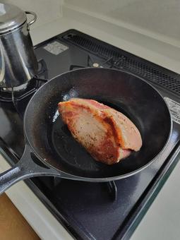 ブロック肉 ブロック肉 肉料理,塊肉,かたまり肉の写真素材