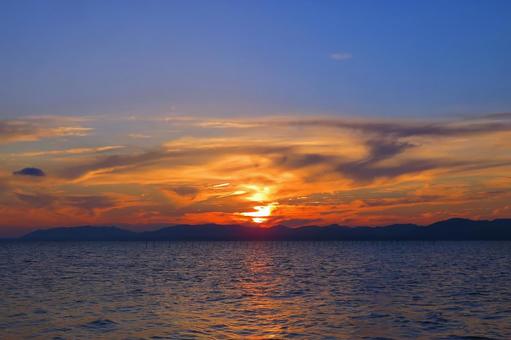 夕景/夏・宍道湖 夕景/夏・宍道湖の写真