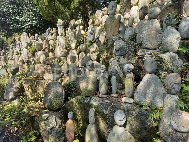 石の博物館 芸術,かわいい,屋外の写真素材