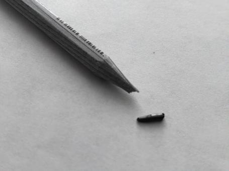Photo, pencil, core, broken core, 