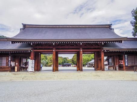 【奈良県】橿原市・橿原神宮 橿原神宮,寺社仏閣,パワースポットの写真素材