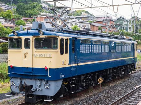 EF65形1000番台1105 ef65,ef651105,電気機関車の写真素材
